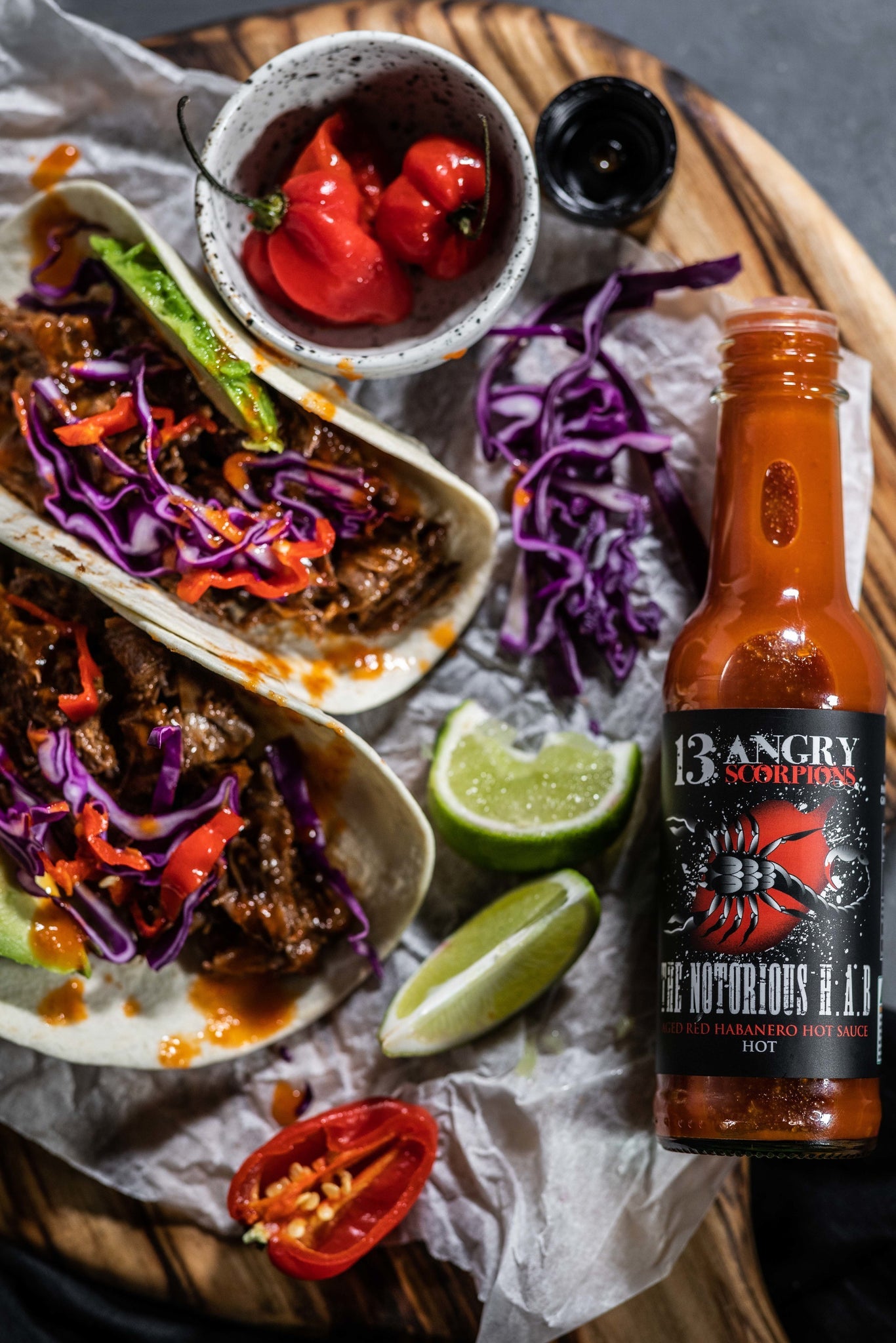 
                  
                    The Notorious H . A . B - Red Habanero Hot Sauce
                  
                