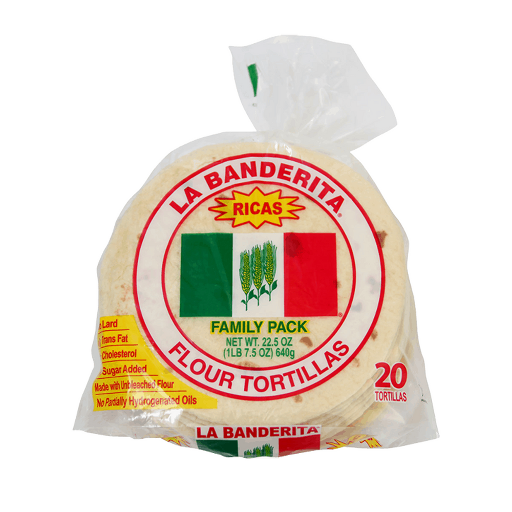 La Banderita 6″ Family Pack – 20 Tortillas